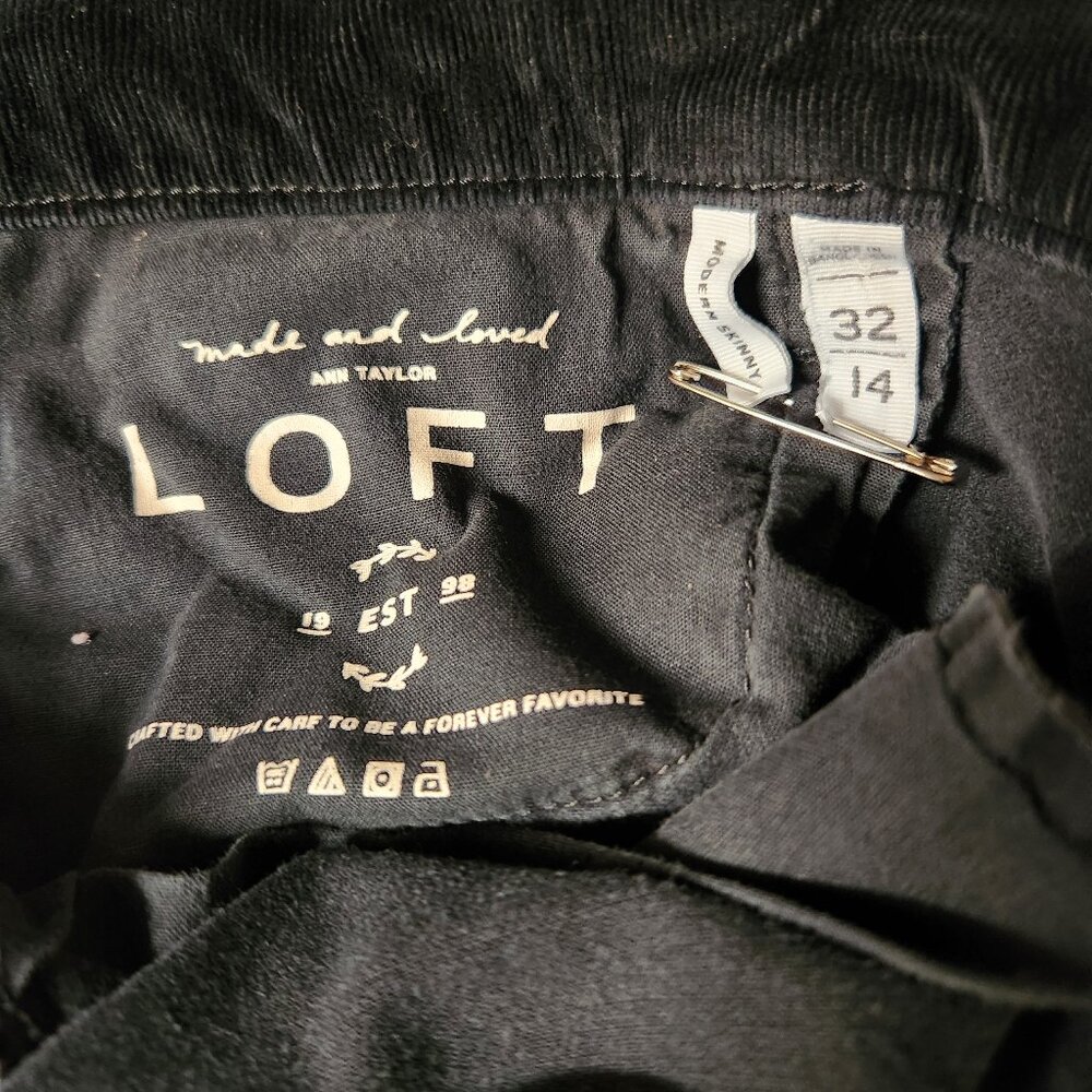 Womens Ann Taylor LOFT Modern Skinny Corduroy pants